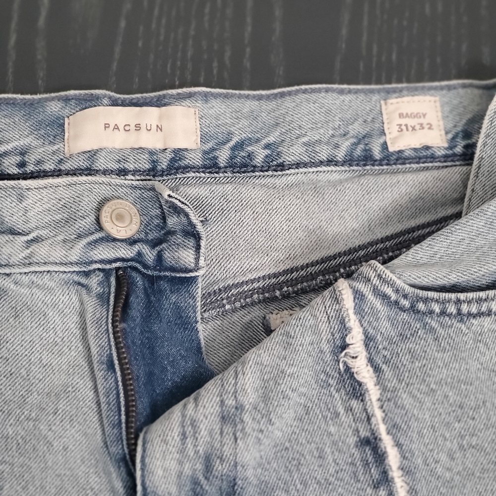 PacSun Sky Blue Skinny Jeans for Men